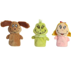 Fashion Aurora® - Dr. Seuss - 3" Grinch Finger Puppet Set Fantasy