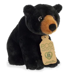 Best - Eco Nation - 9.5" Black Bear Eco Nation