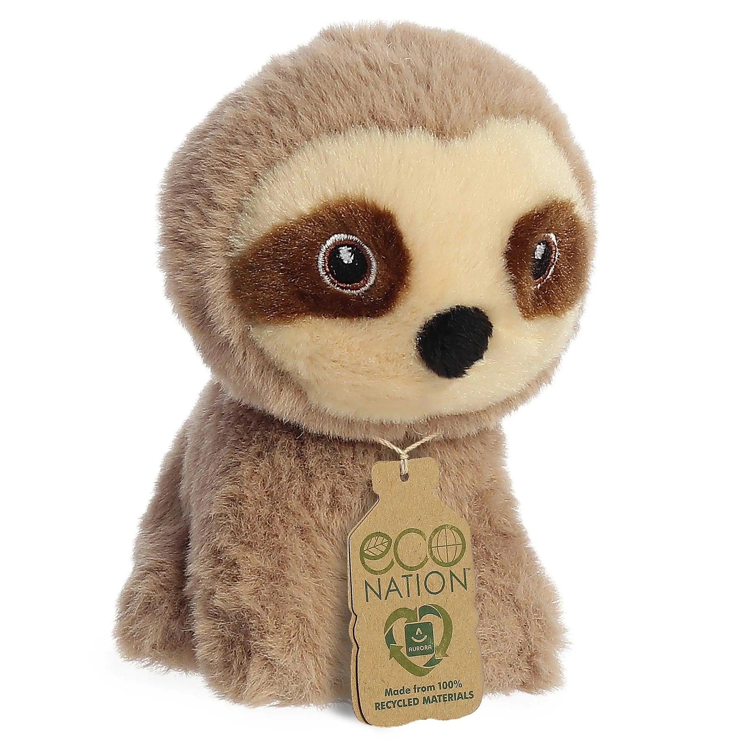New - Eco Nation - 5" Mini Sloth Eco Nation