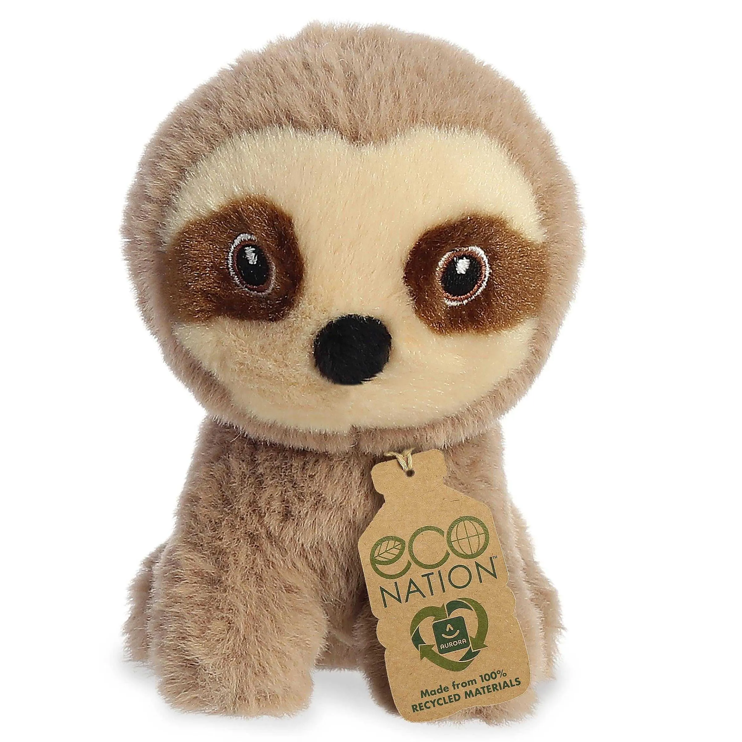 New - Eco Nation - 5" Mini Sloth Eco Nation