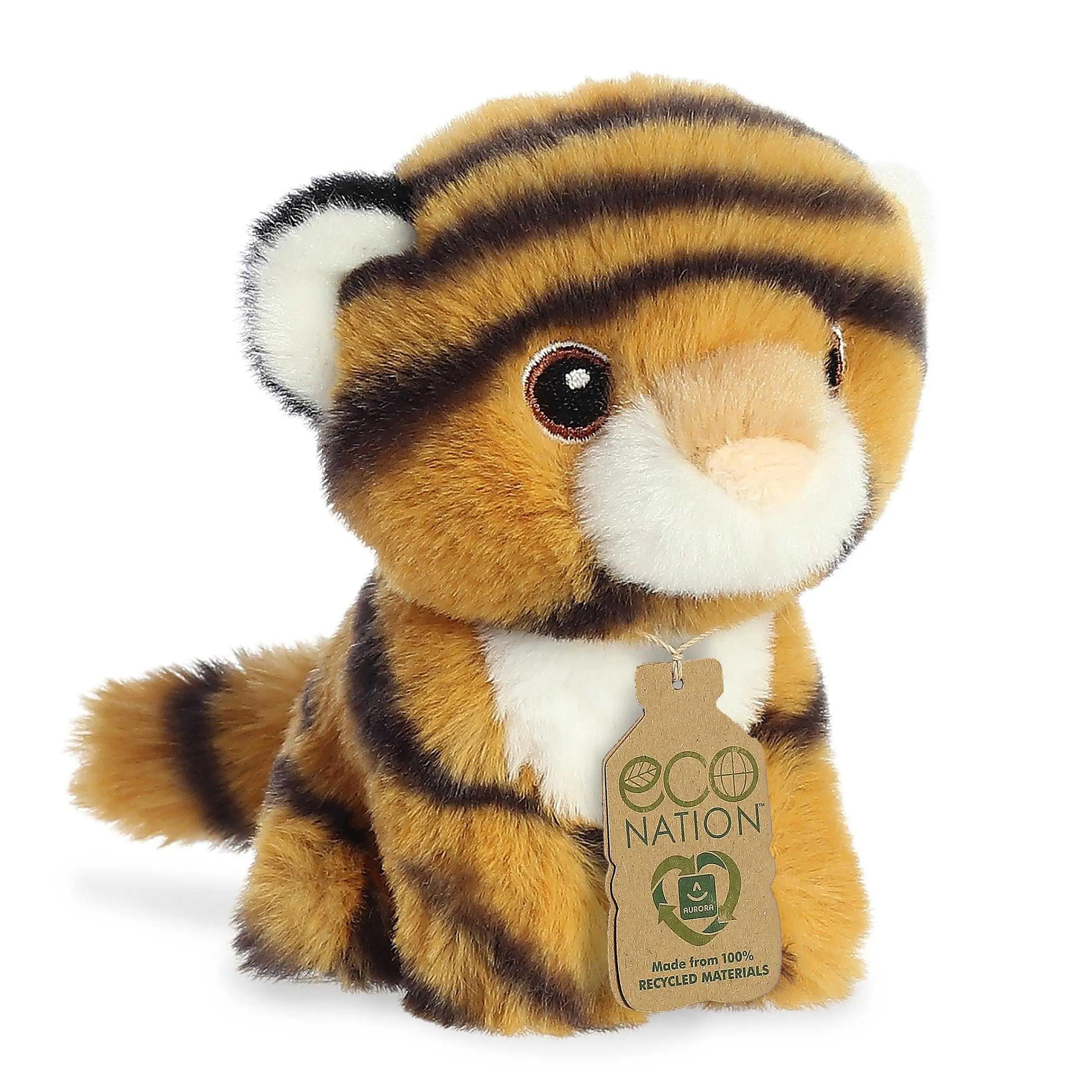 New - Eco Nation - 5" Mini Tiger Eco Nation