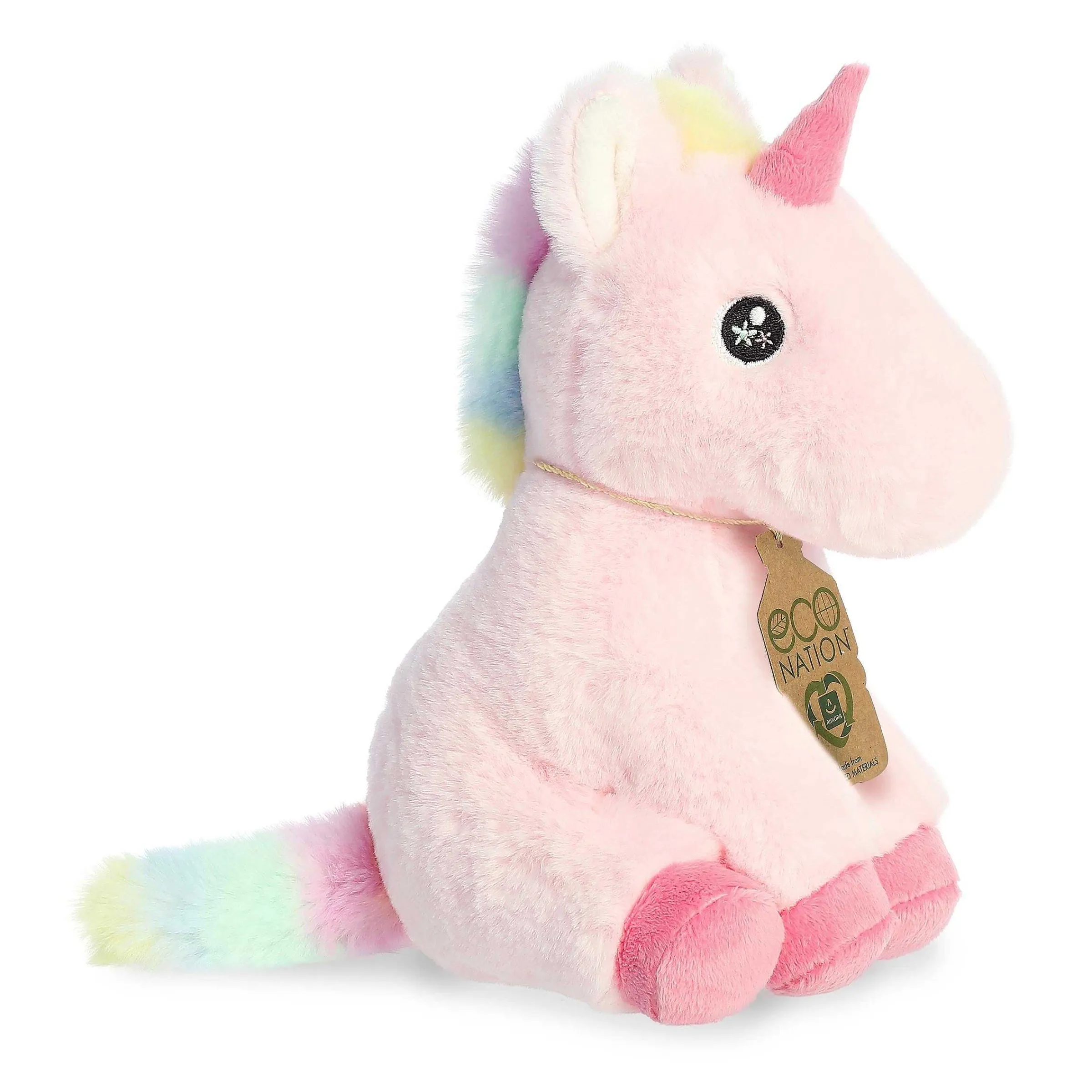 Sale - Eco Nation - 9" Pearl Unicorn Eco Nation