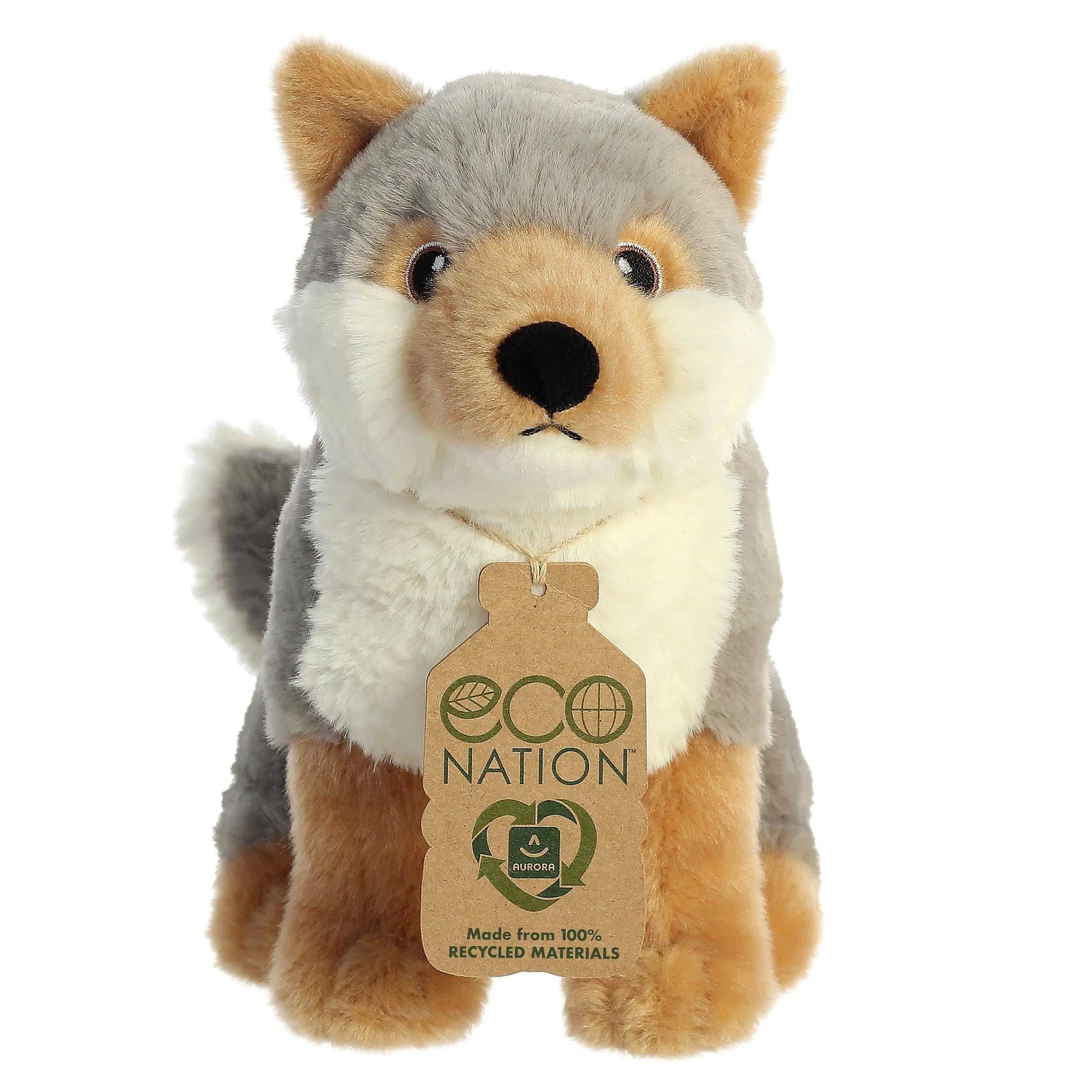 Hot - Eco Nation - 9.5" Wolf Eco Nation