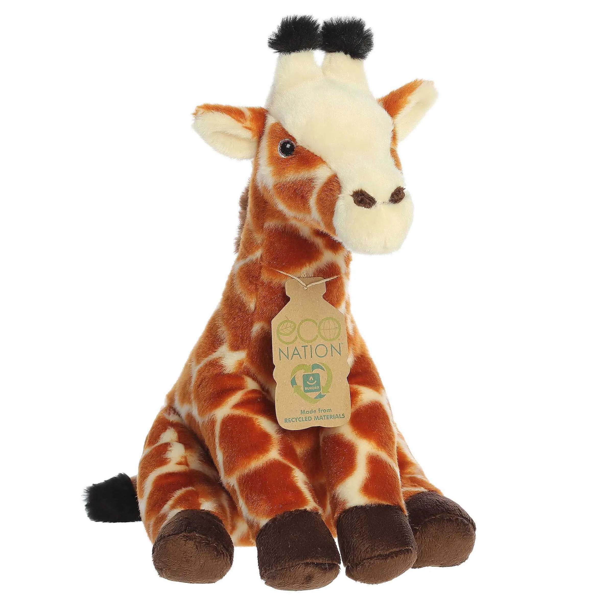 Hot - Eco Nation - Eco Hugs - 13" Giraffe New