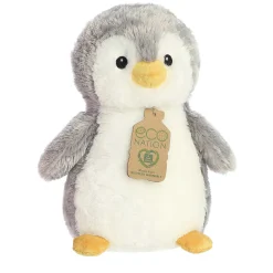 Best - Eco Nation - Eco Hugs - 12" Penguin - Gray New