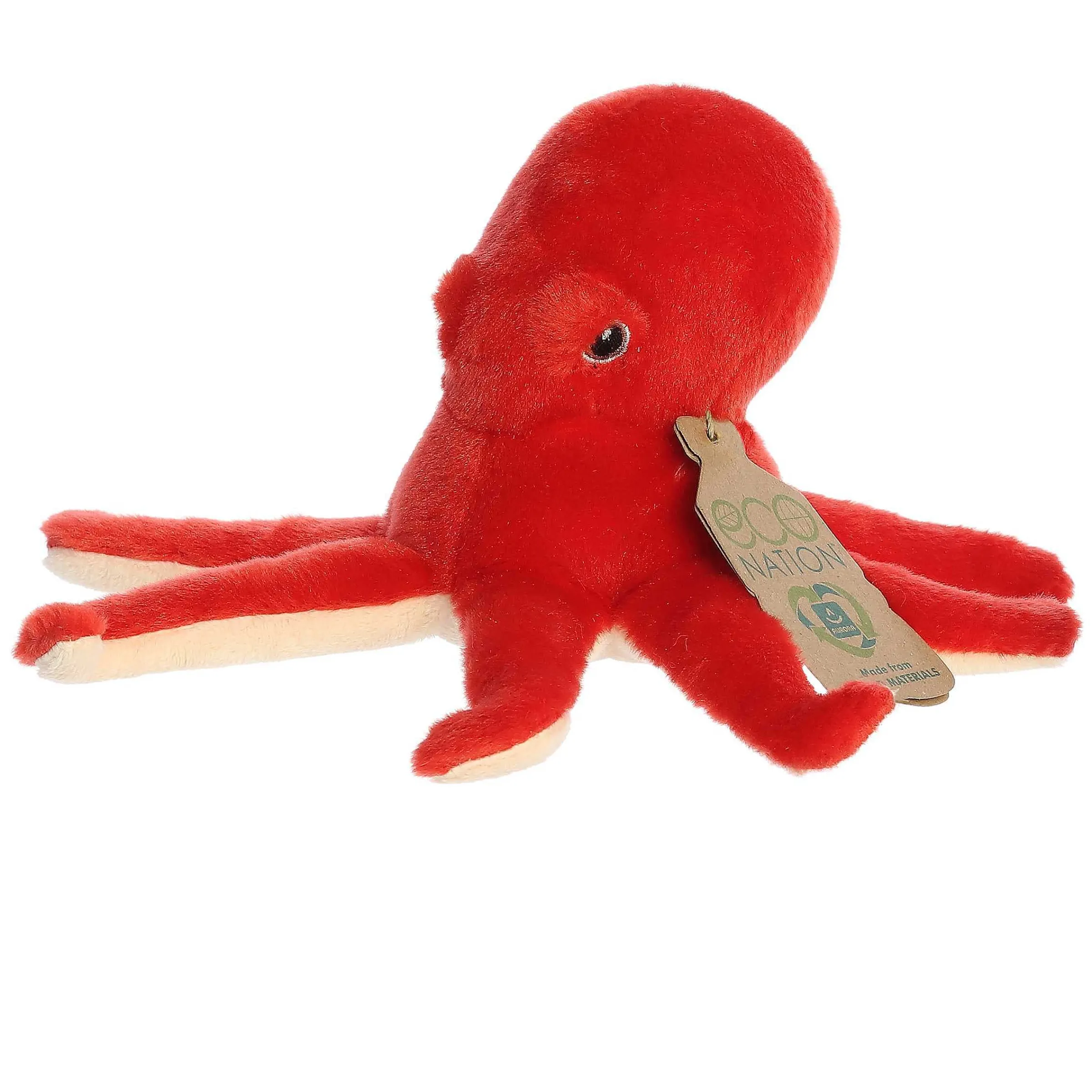 Clearance - Eco Nation - Eco Softies - 8" Octopus New