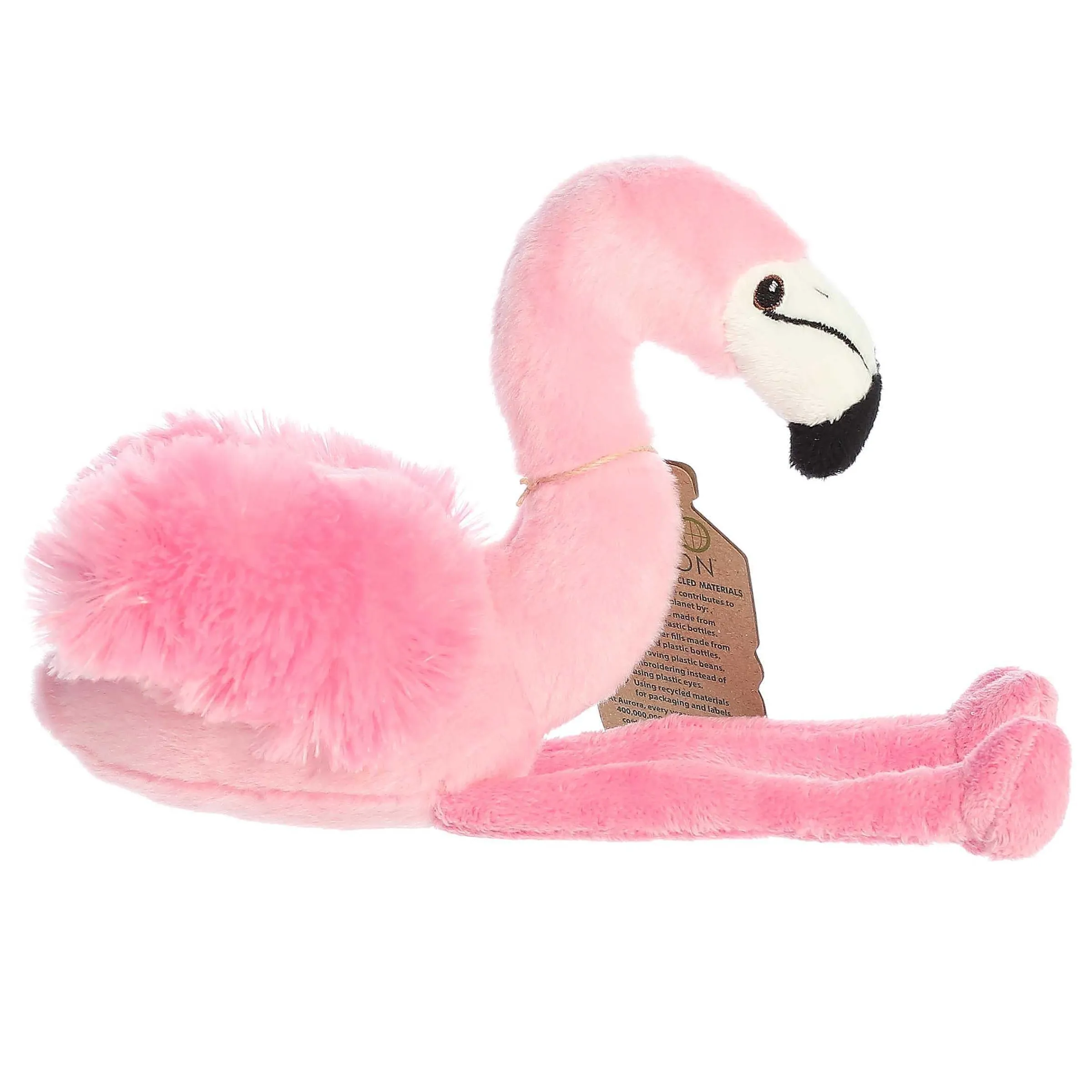 Fashion - Eco Nation - Eco Softies - 8" Flamingo New