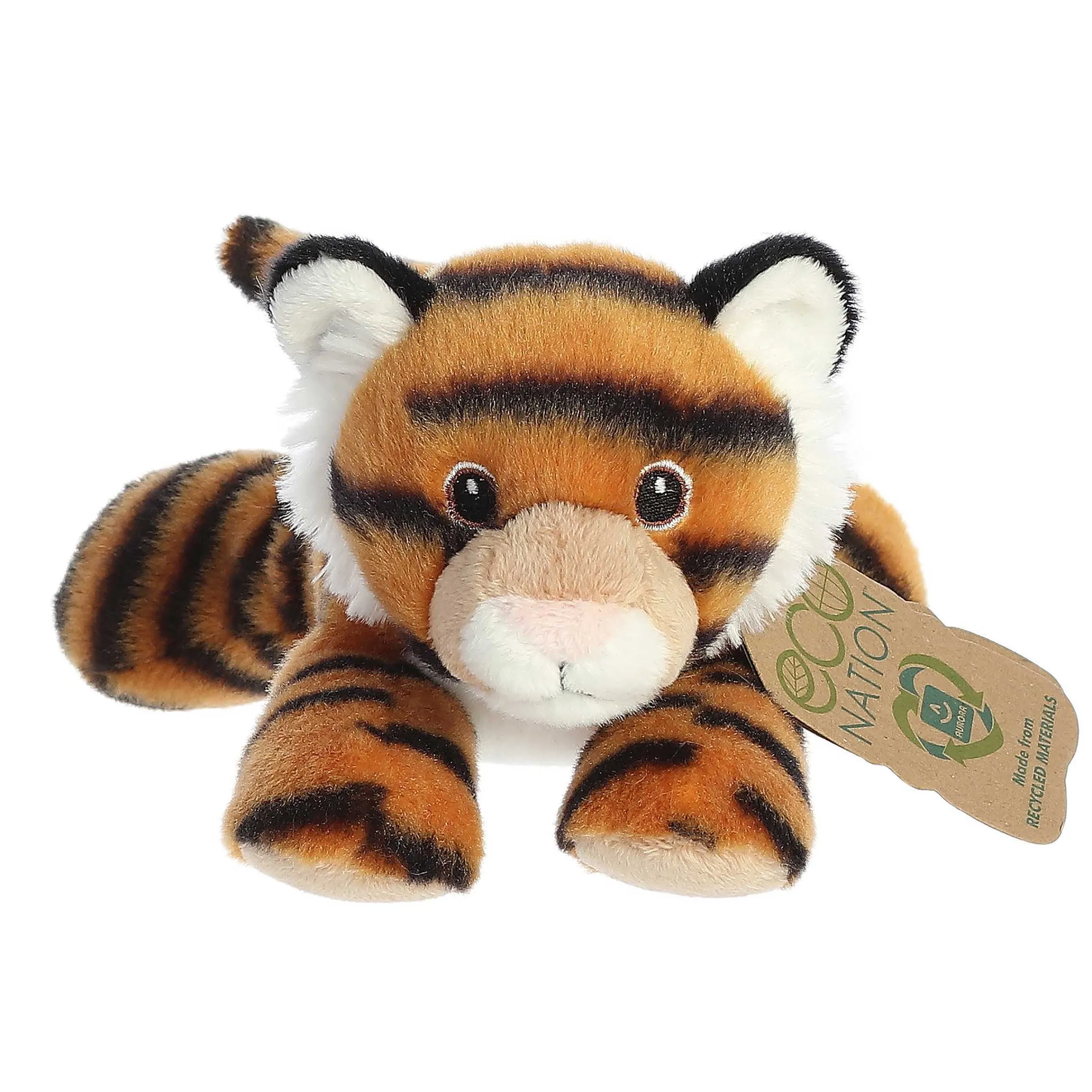 New - Eco Nation - Eco Softies - 8" Tiger New