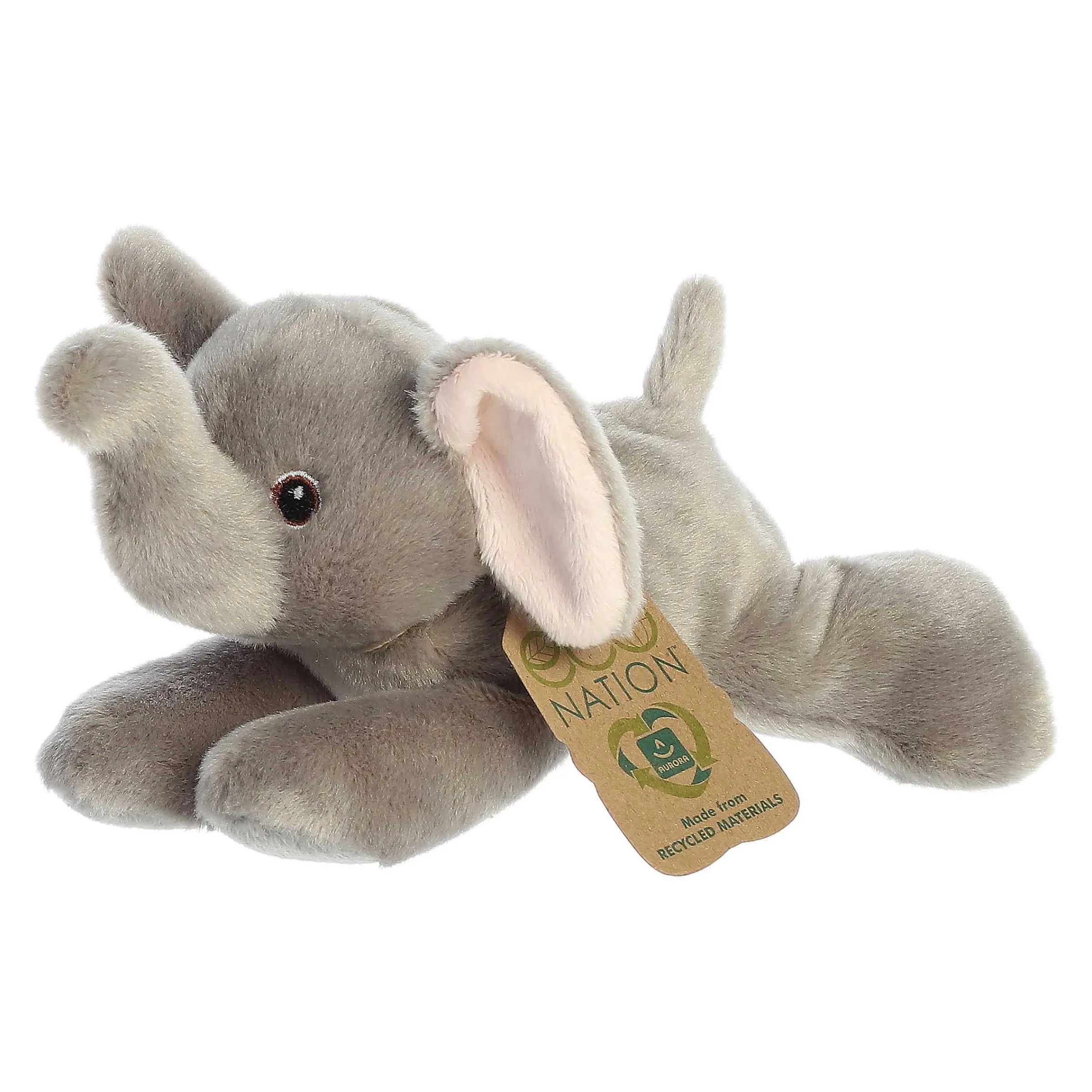 New - Eco Nation - Eco Softies - 8" Elephant New
