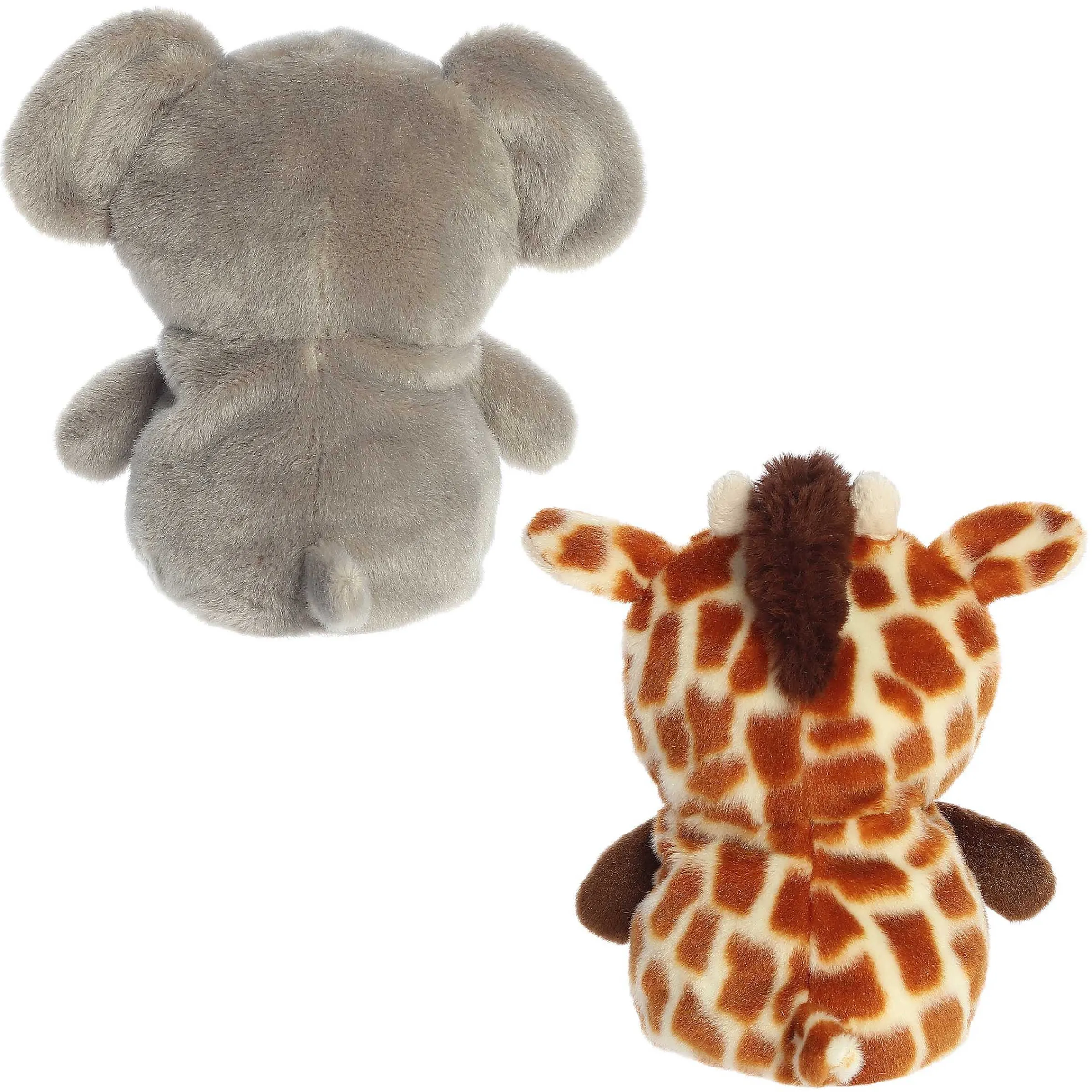 Fashion - Eco Nation - Reversible Eco Pairs - 6.5" Elephant And Giraffe New