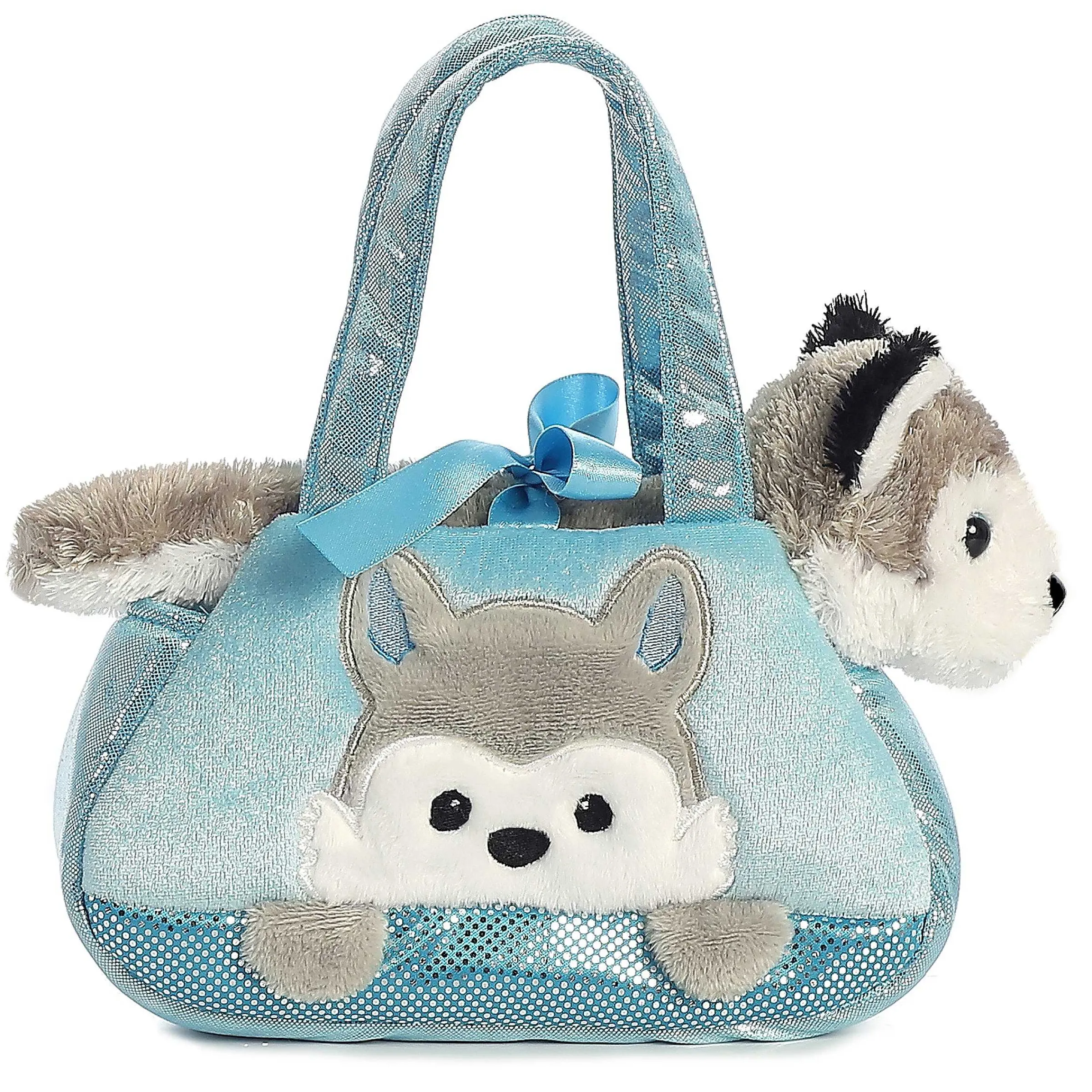 Online - Fancy Pals - 7" Peek-A-Boo Husky Pets