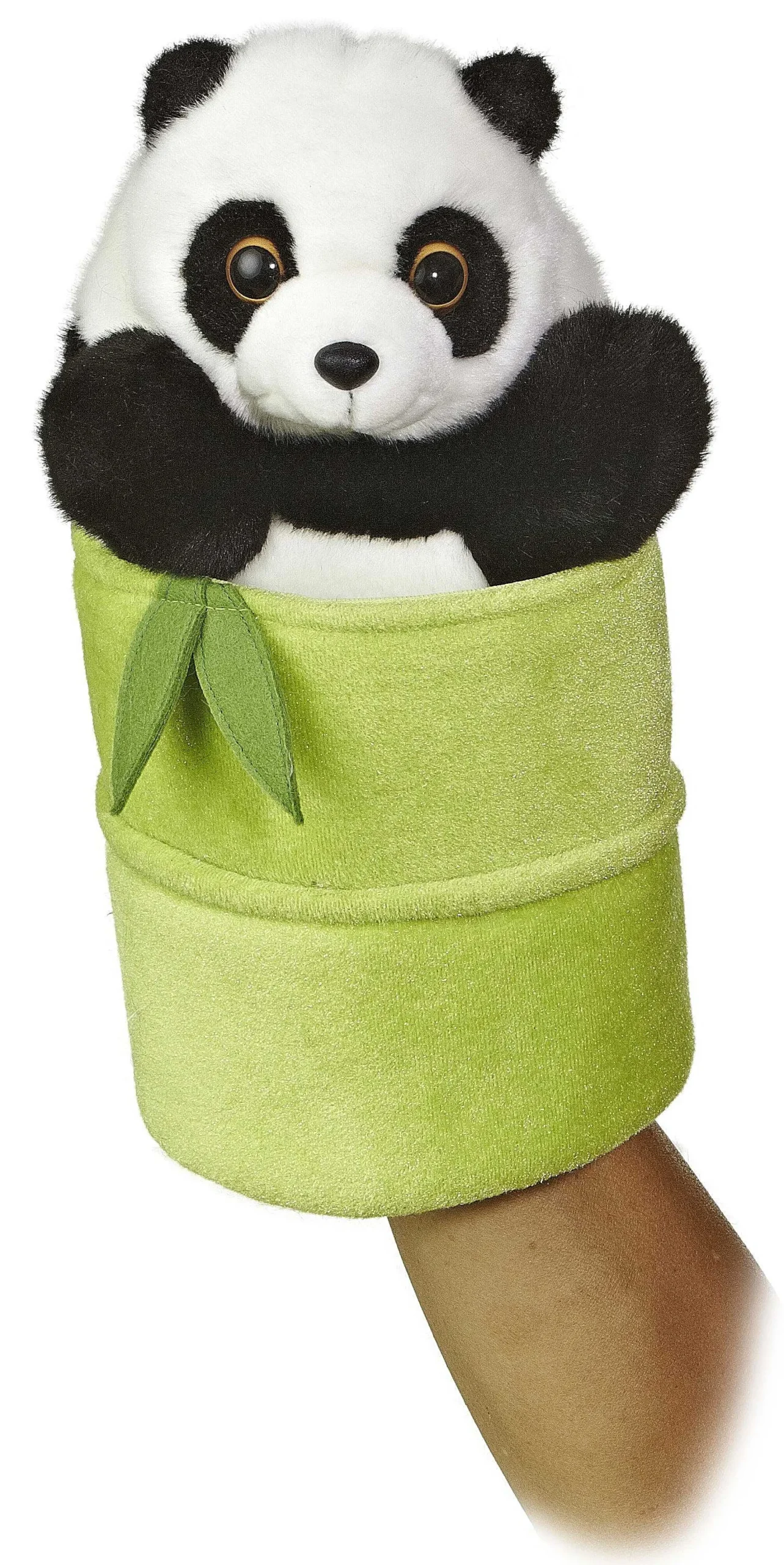 Best - Hand Puppet - 10" Panda Pop Up Puppet Forest