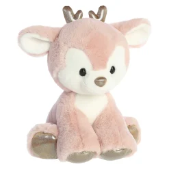 Sale - Holiday - Dashing Reindeer - 13" Rose Gold Forest
