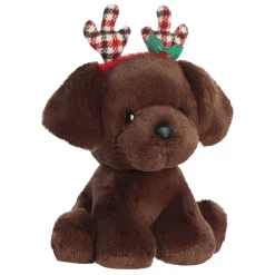 Sale - Holiday - Holiday Cheer - 10.5" Rudy Chocolate Lab Pets