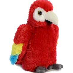 Sale - Mini Flopsie - 8" Scarlet Macaw Birds