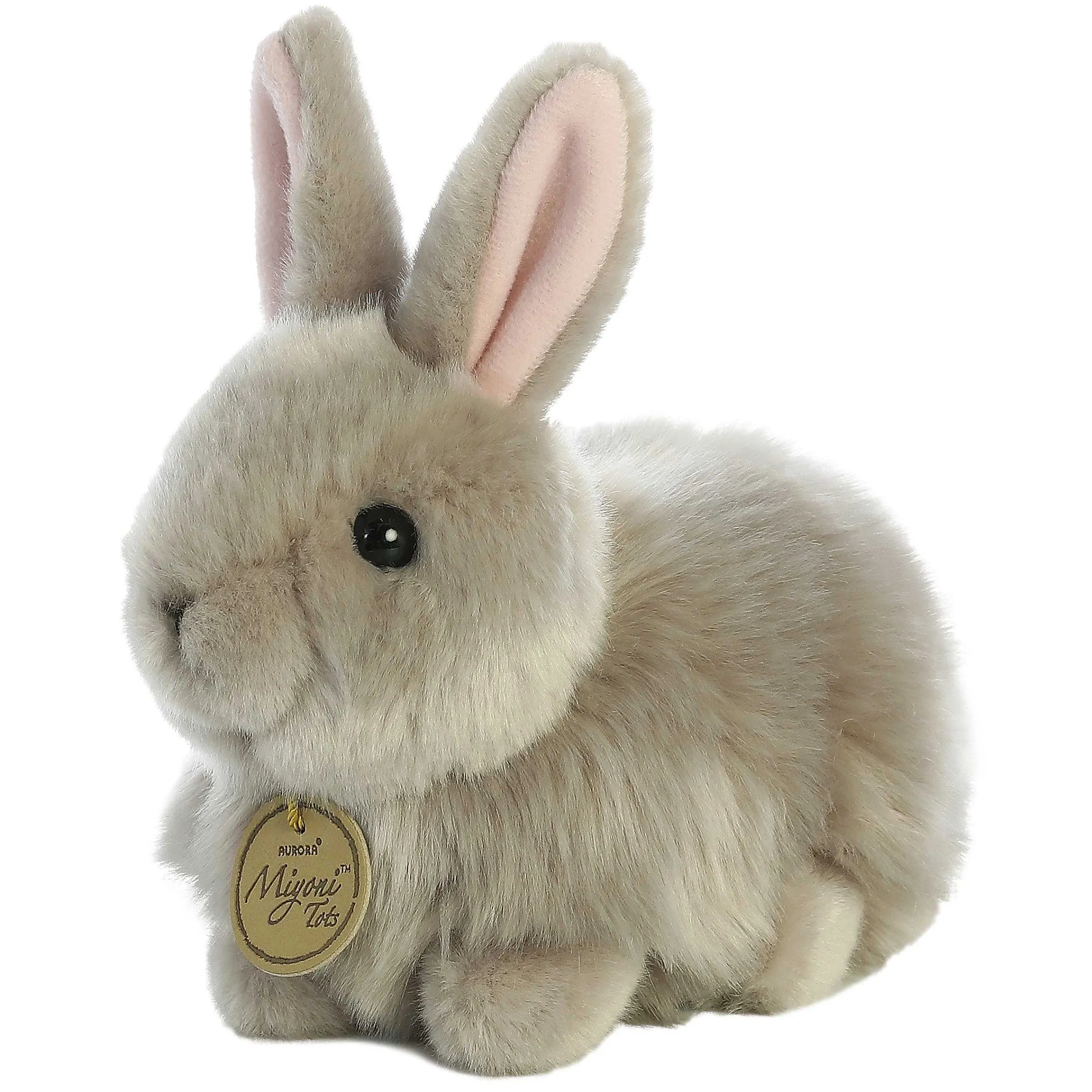 Discount - Miyoni® - 7.5" Angora Bunny Grey Miyoni®