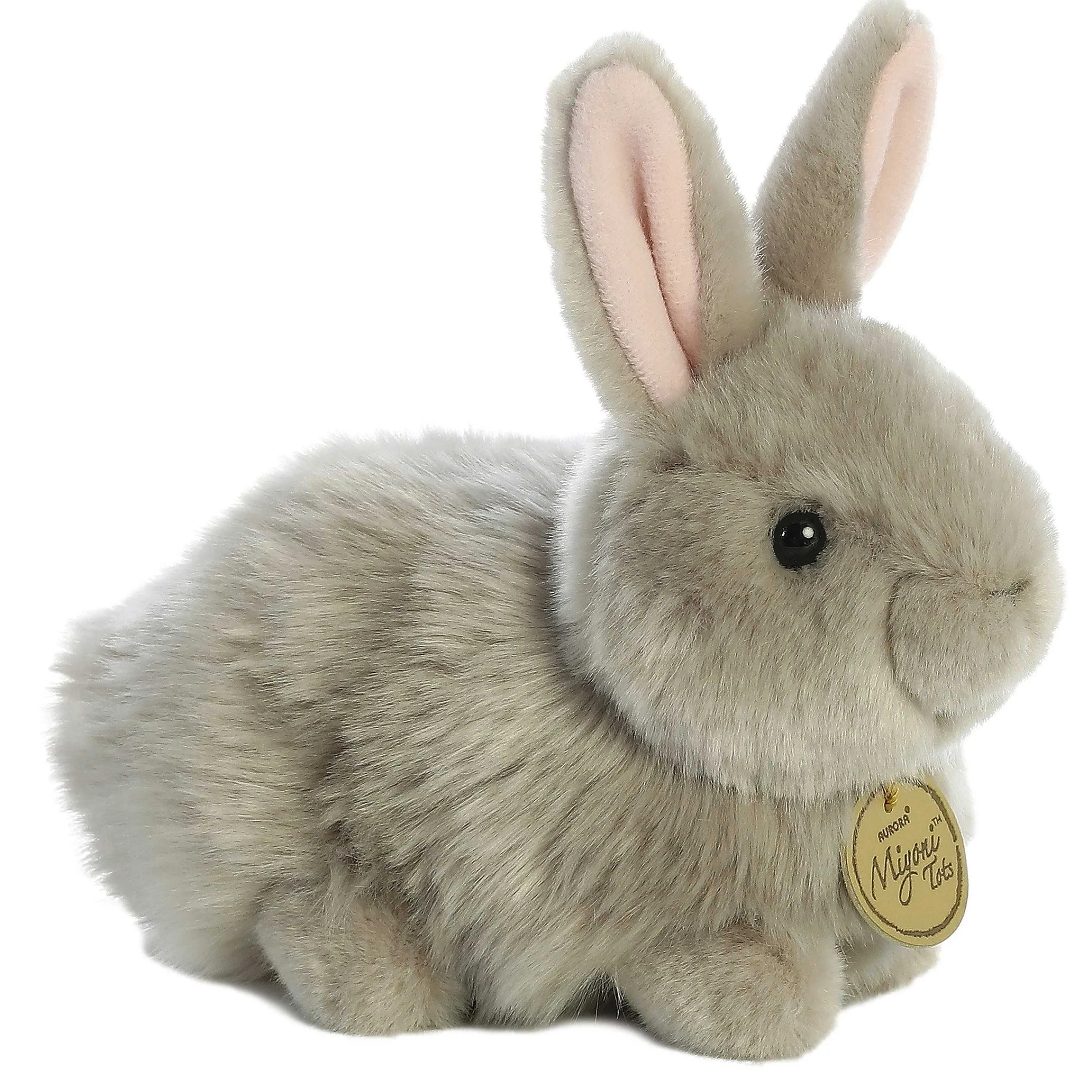 Discount - Miyoni® - 7.5" Angora Bunny Grey Miyoni®