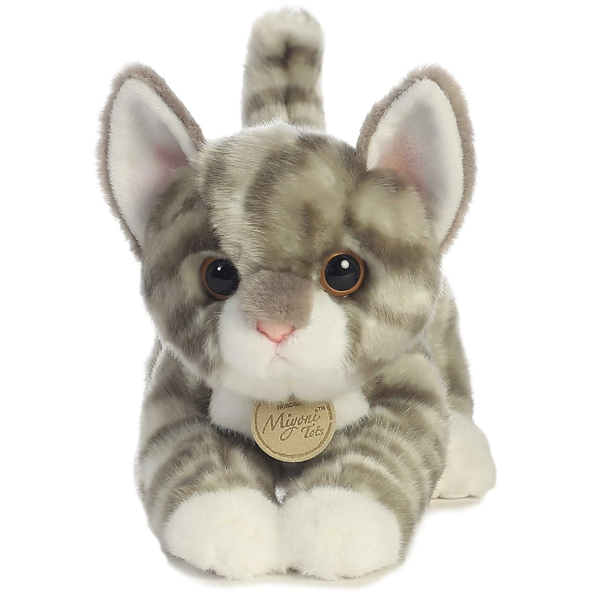 New - Miyoni® Tots - 9" Grey Tabby Kitten Miyoni®