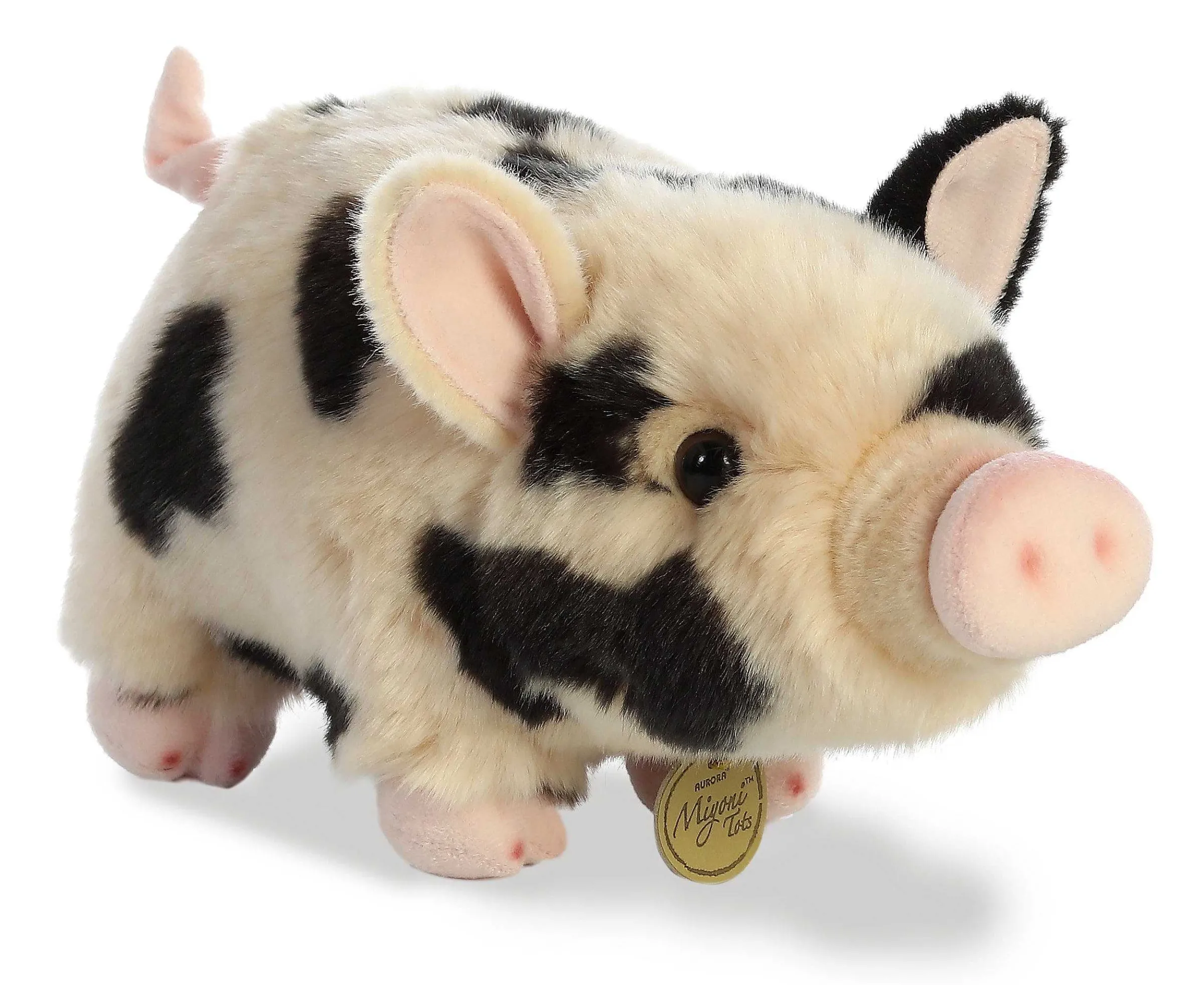 Outlet - Miyoni® Tots - 11" Pot-Bellied Piglet Spotted Miyoni®