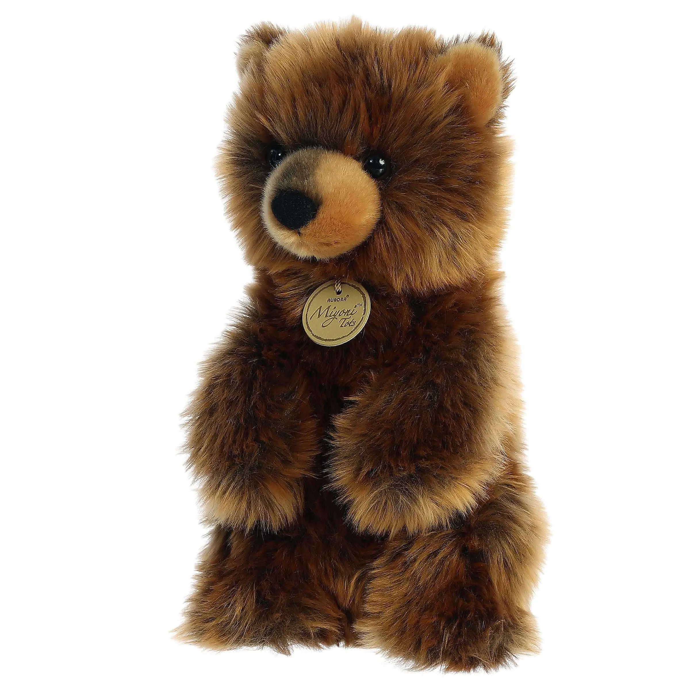 Best - Miyoni® Tots - Sitting Pretty - 10" Grizzly Bear Cub New