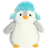 New - Pompom Penguin - 10" Blue Mosaic Arctic
