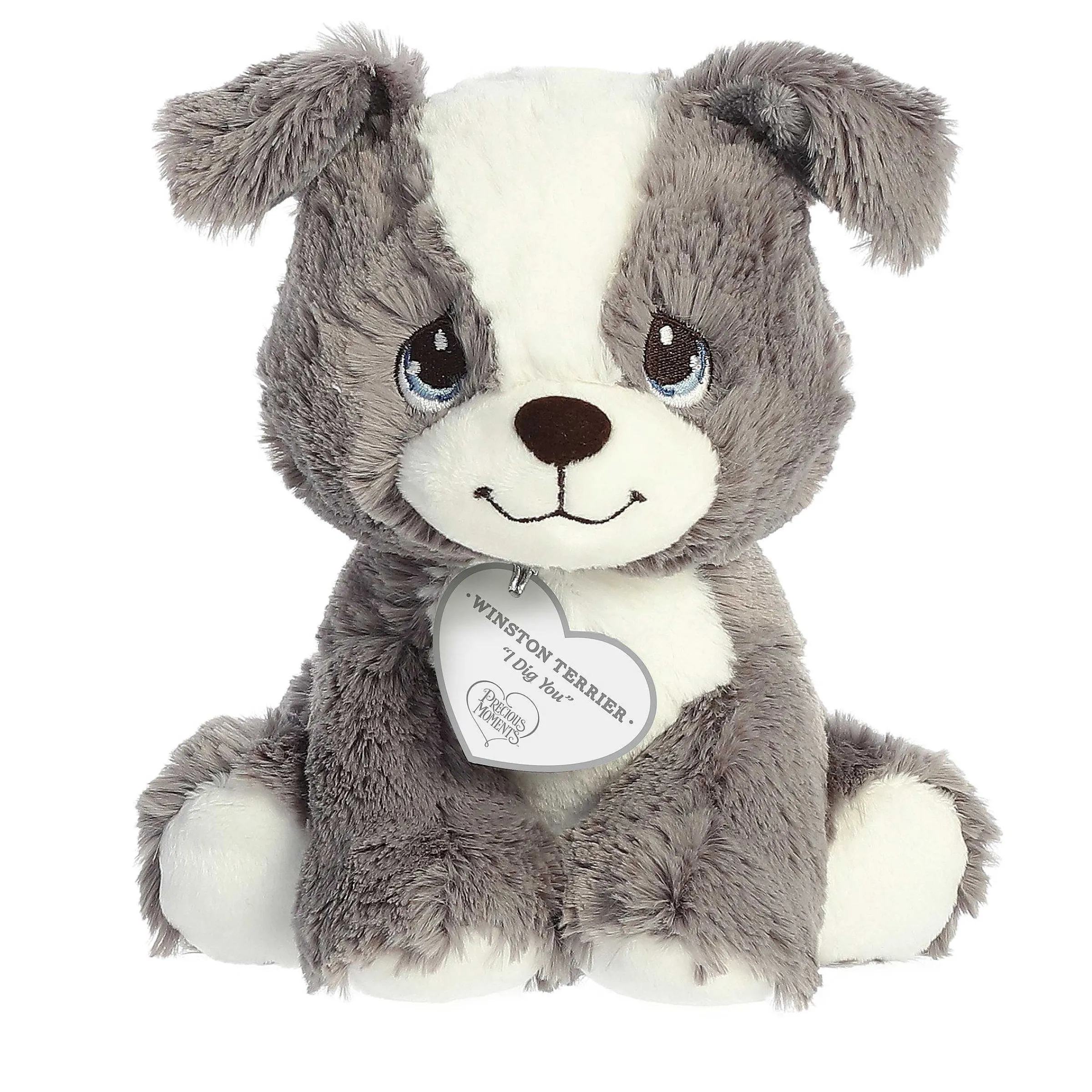 Clearance Aurora® - Precious Moments - 8.5" Winston Terrier Precious Moments