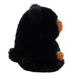 Hot - Rolly Pet - 5" Cuddles Black Bear Rolly Pet