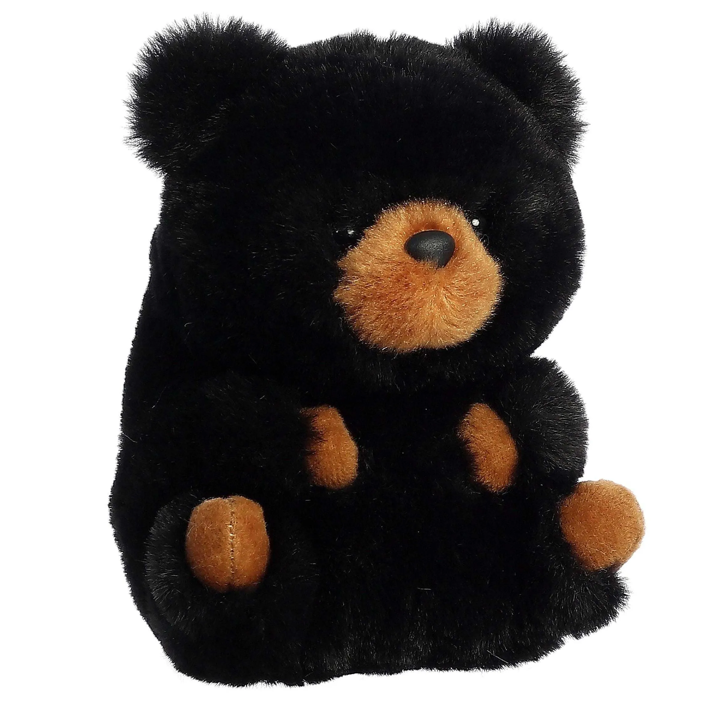 Hot - Rolly Pet - 5" Cuddles Black Bear Rolly Pet