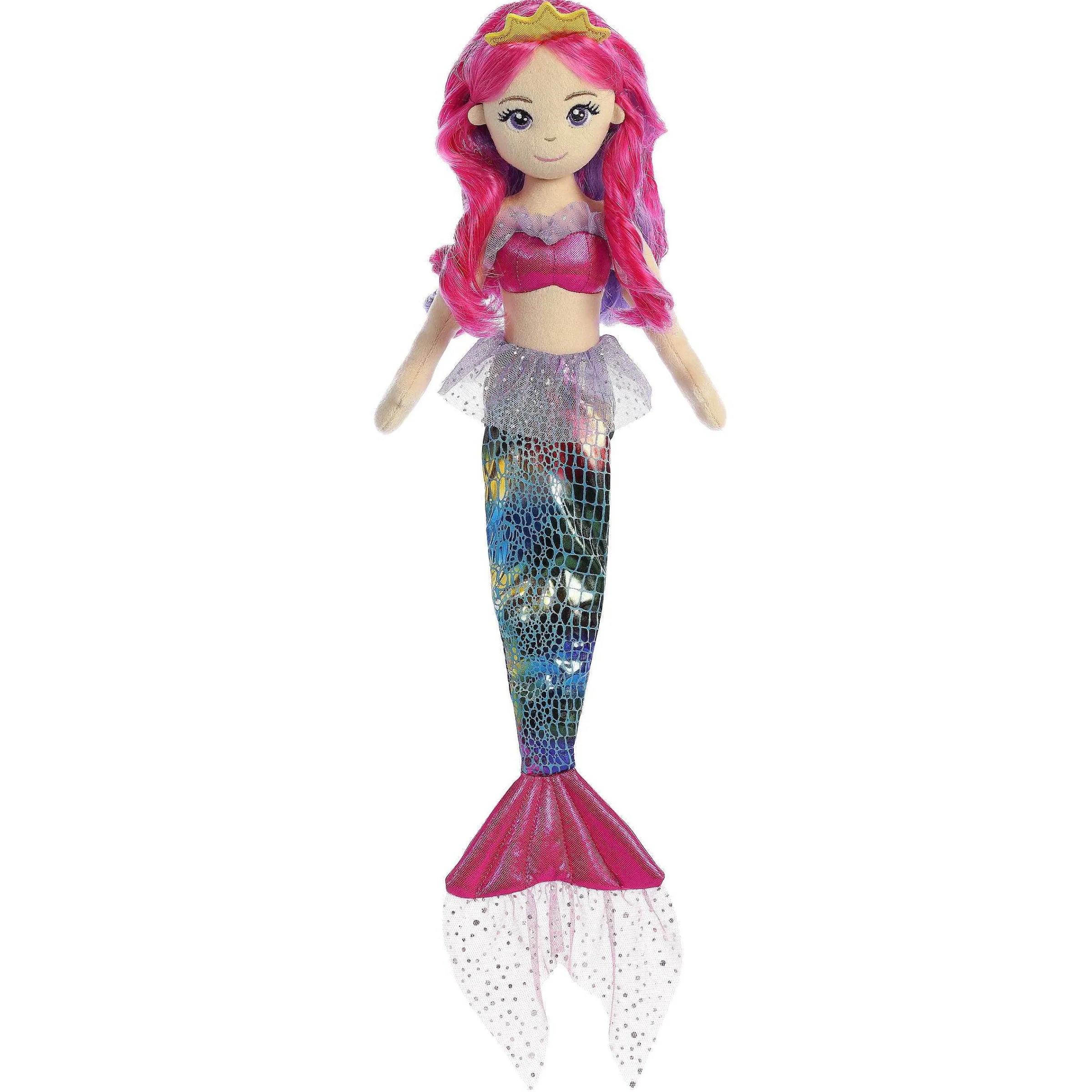 Outlet - Sea Sparkles - Rainbow - 18" Rainbow Fuchsia Fantasy
