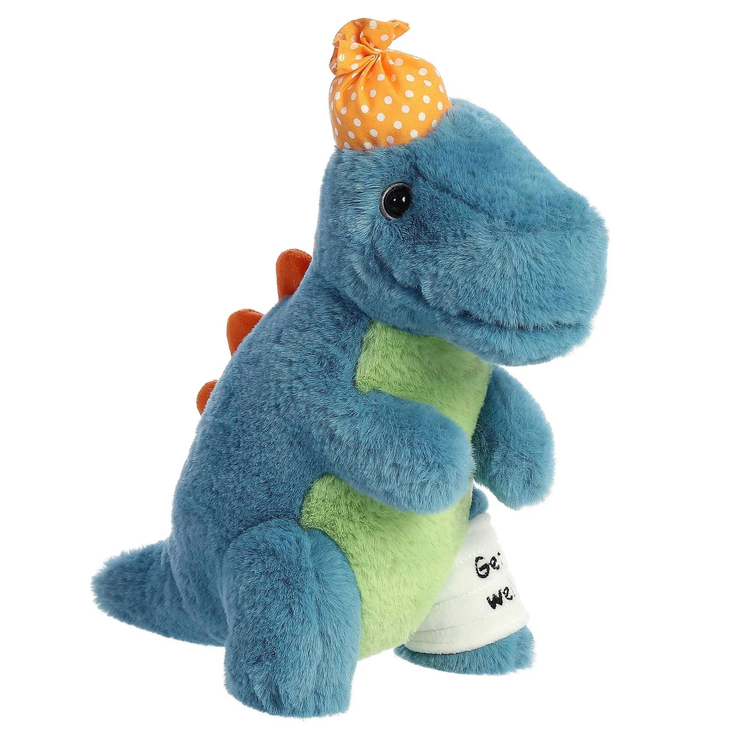 Clearance - Sentiment - 11.5" Get Well Dino Prehistoric