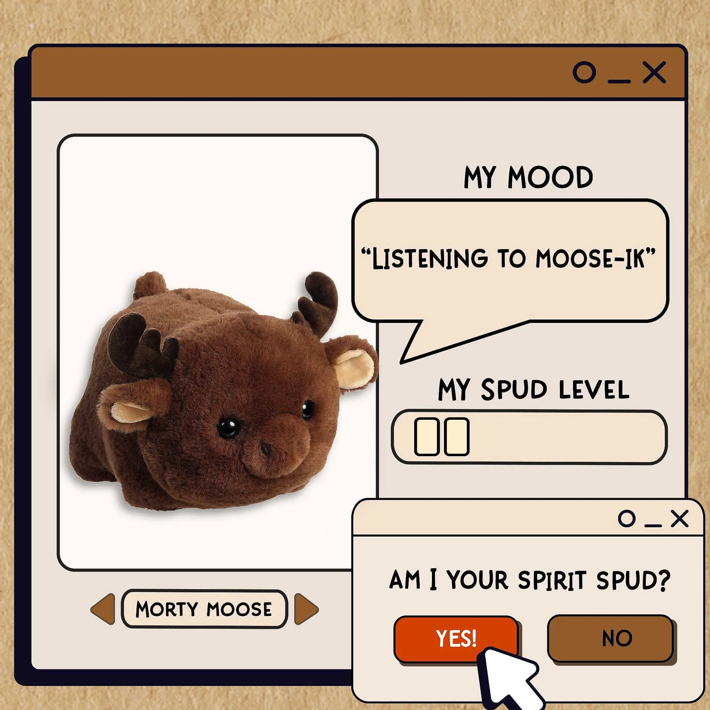 Hot - Spudsters - 10" Morty Moose Spudsters