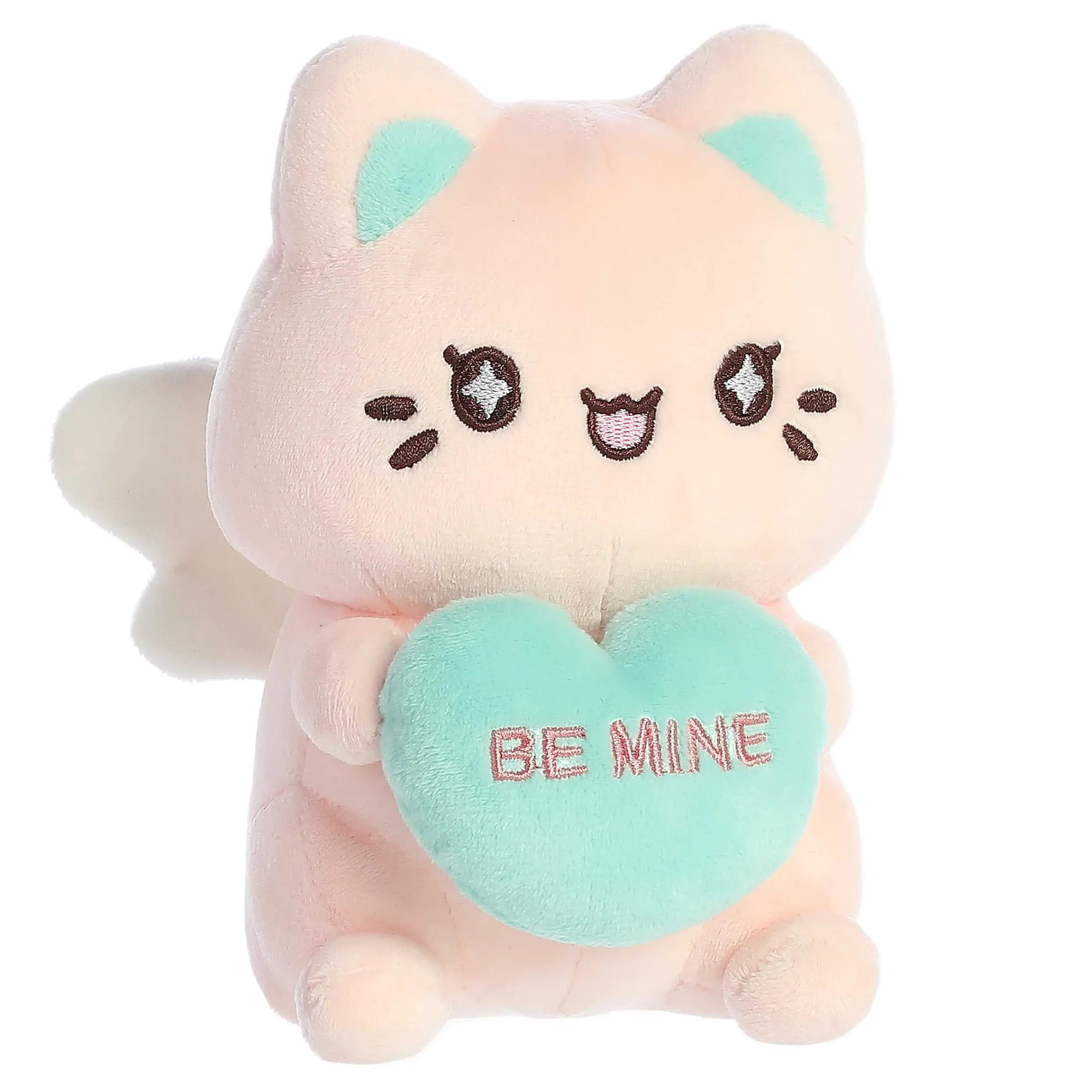 Discount Aurora® - Tasty Peach® - 7" Candy Heart Sitting Meowchi - Pink Tasty Peach®