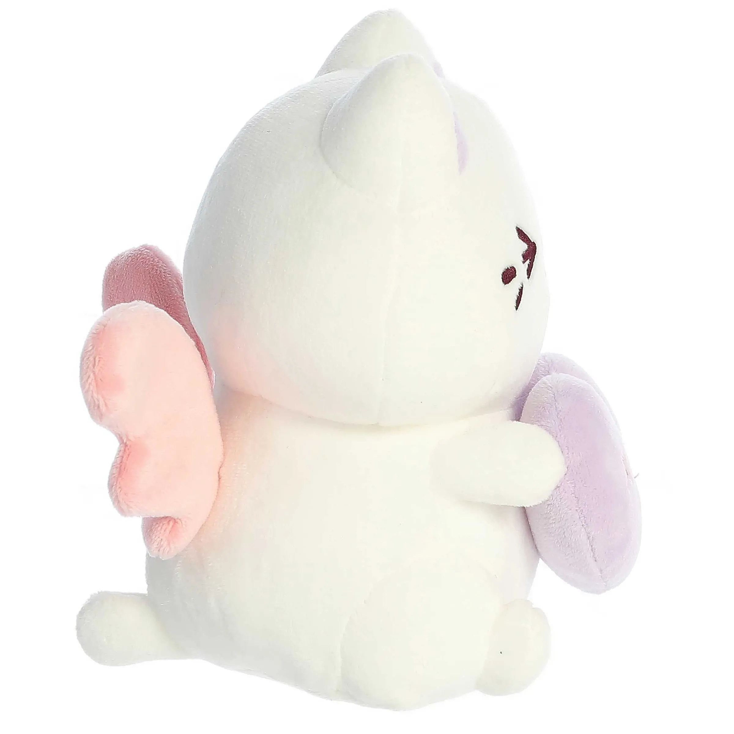 New Aurora® - Tasty Peach® - 7" Candy Heart Sitting Meowchi - White Tasty Peach®
