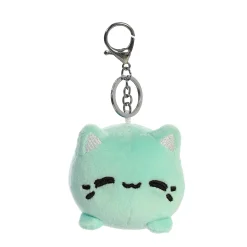 Fashion Aurora® - Tasty Peach® - 3.5" Mint Meowchi Keychain Tasty Peach®
