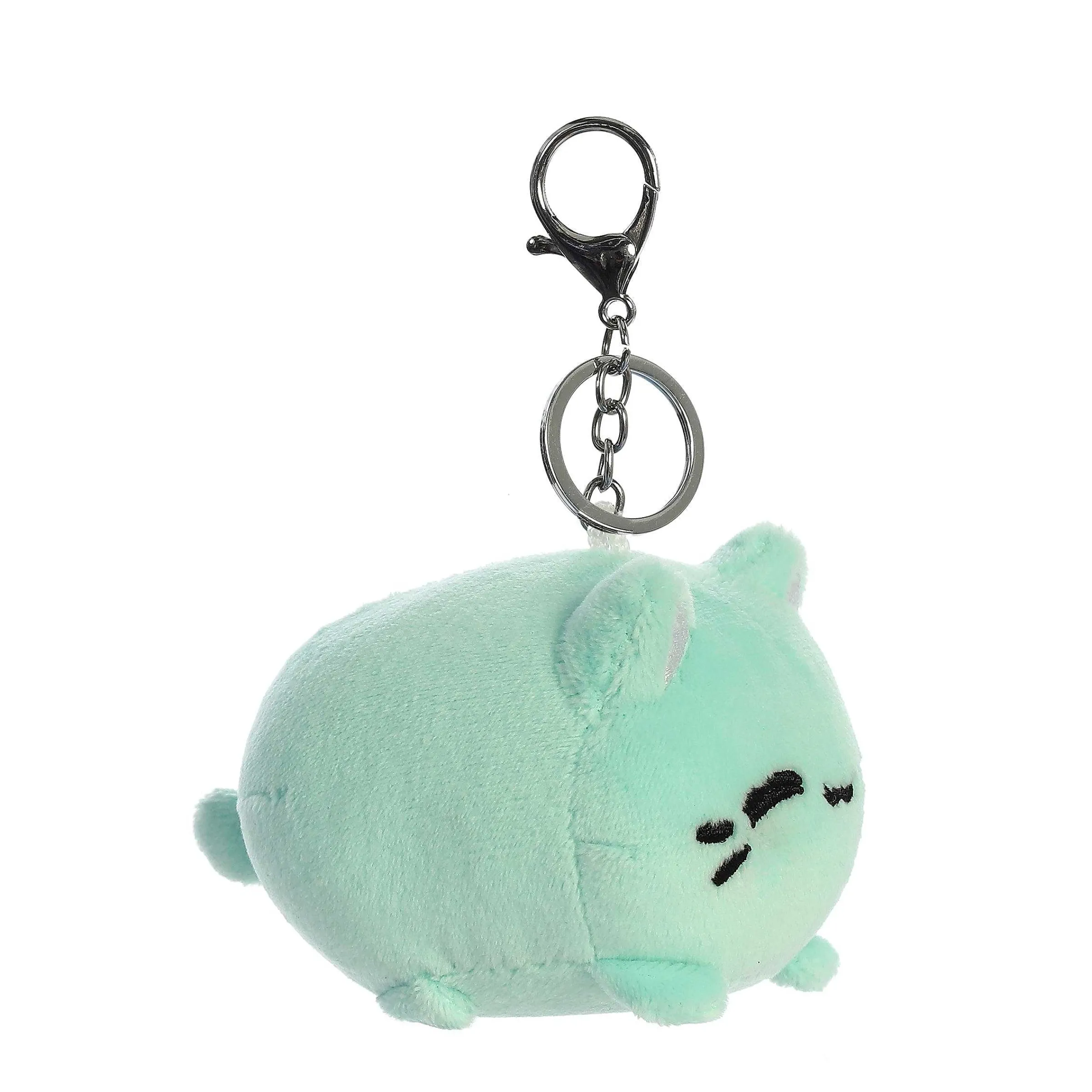 Fashion Aurora® - Tasty Peach® - 3.5" Mint Meowchi Keychain Tasty Peach®
