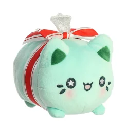 Online Aurora® - Tasty Peach® - 7" Winter Wreath Meowchi Tasty Peach®