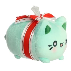 Online Aurora® - Tasty Peach® - 7" Winter Wreath Meowchi Tasty Peach®