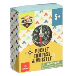Outlet - Camp Arcadia - Pocket Compass & Whistle New