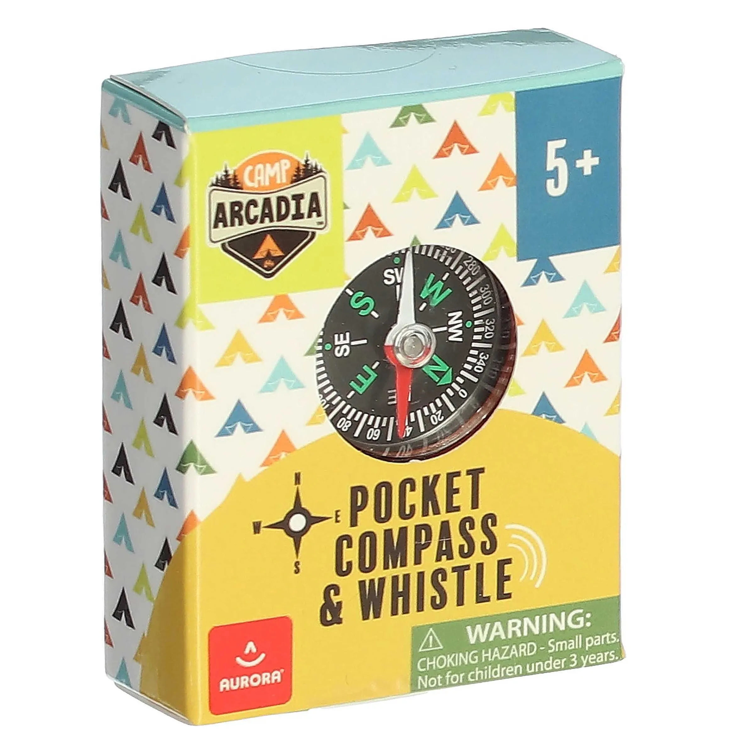 Outlet - Camp Arcadia - Pocket Compass & Whistle New