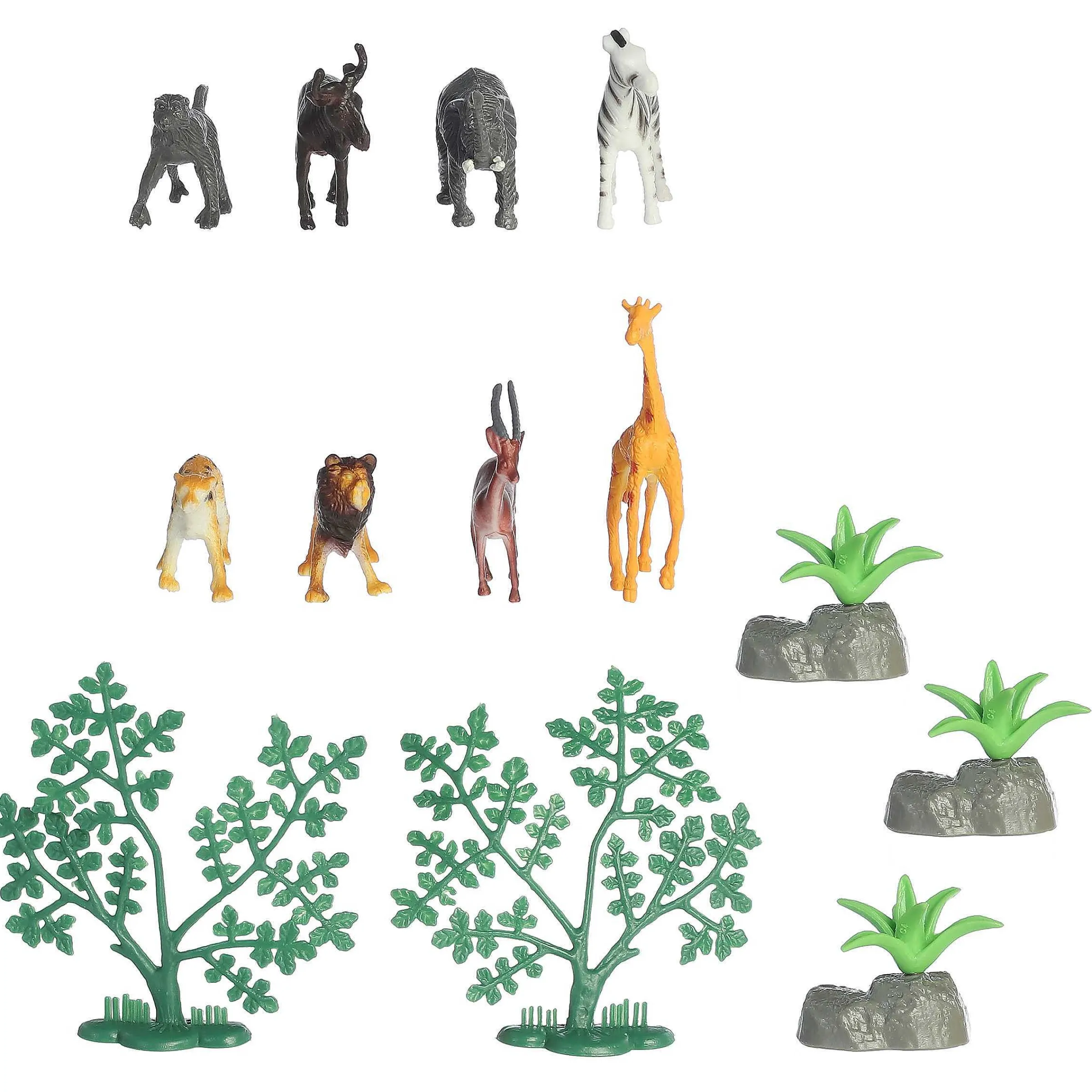 Hot - Habitat - Mini Safari Play Figures Prehistoric