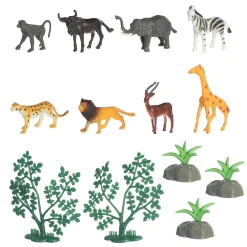 Hot - Habitat - Mini Safari Play Figures Prehistoric