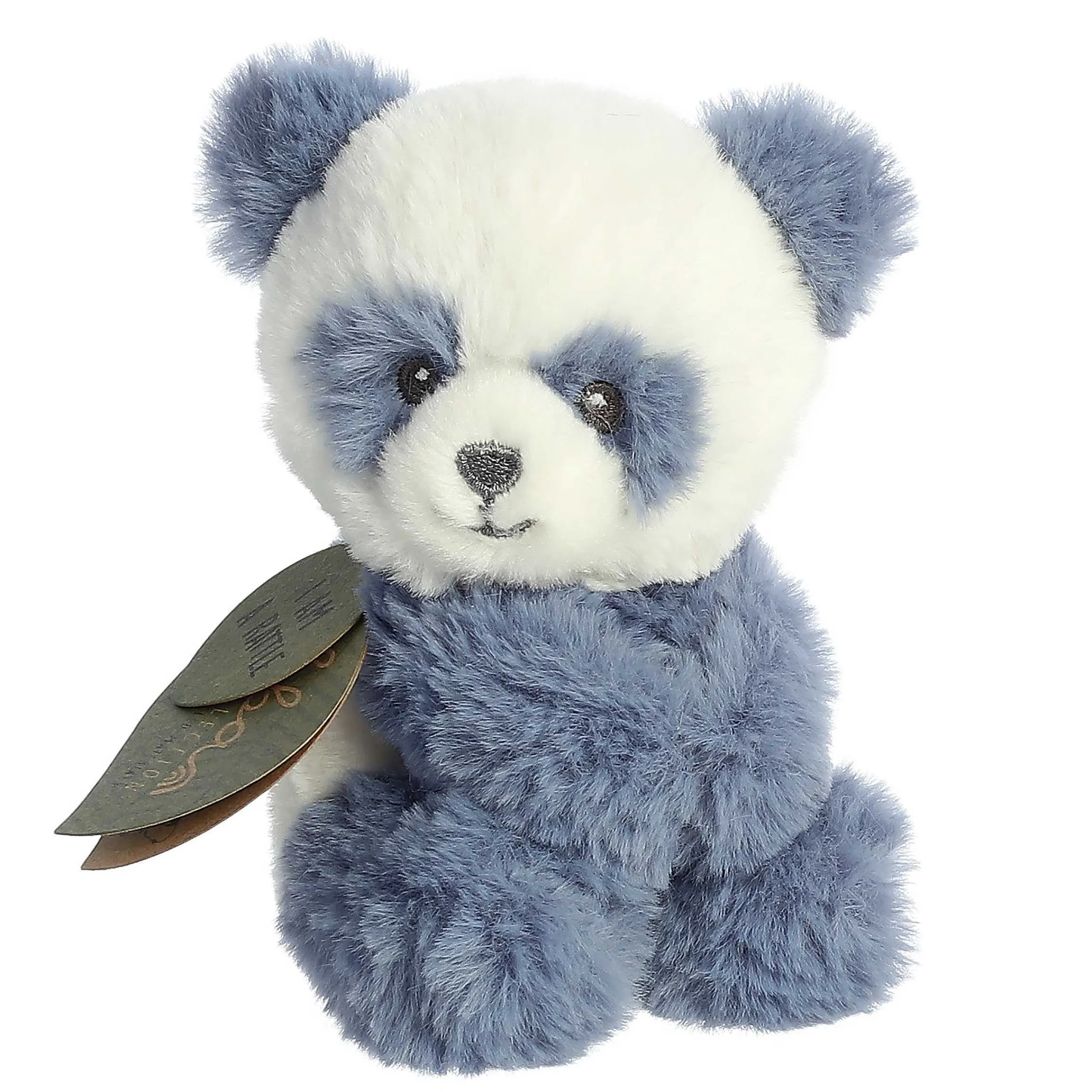 New Ebba - Eco Ebba - 6" Pembe Panda Rattle Eco Ebba